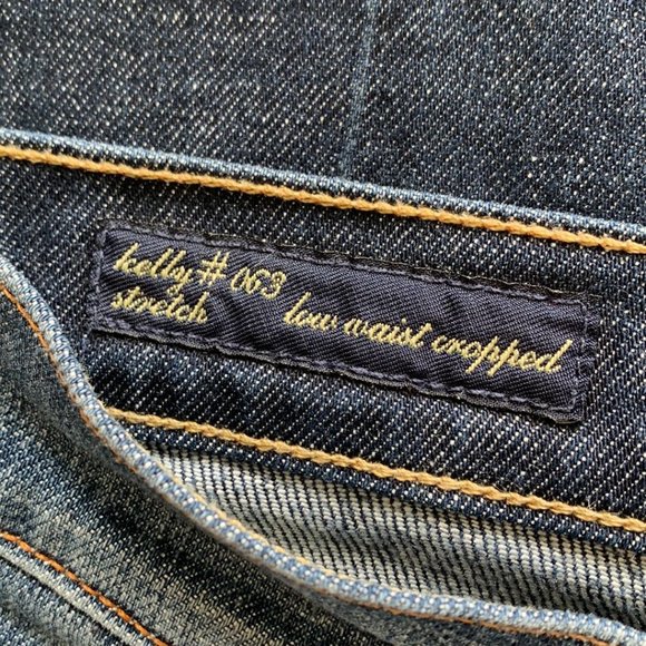Citizens of Humanity Kelly #063 Stretch Low Waist Cropped Jeans Size 30 - Picture 7 of 11